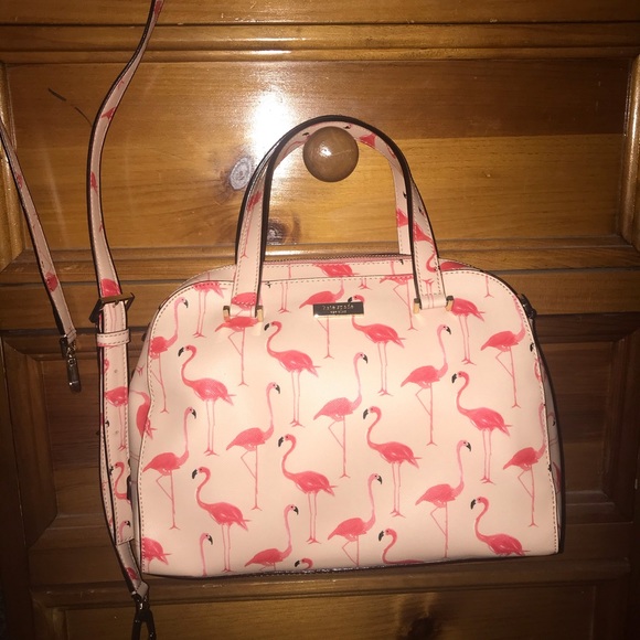 kate spade Handbags - NWOT Kate Spade flamingo purse